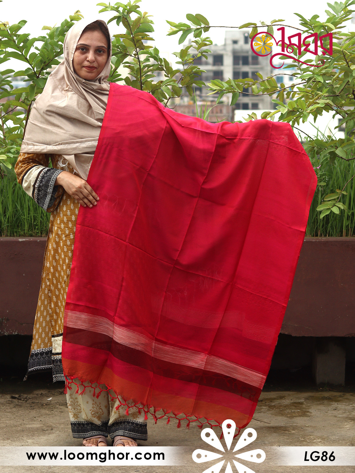 Joysree Silk Orna | জয়শ্রী সিল্ক ওড়না (LGS086)