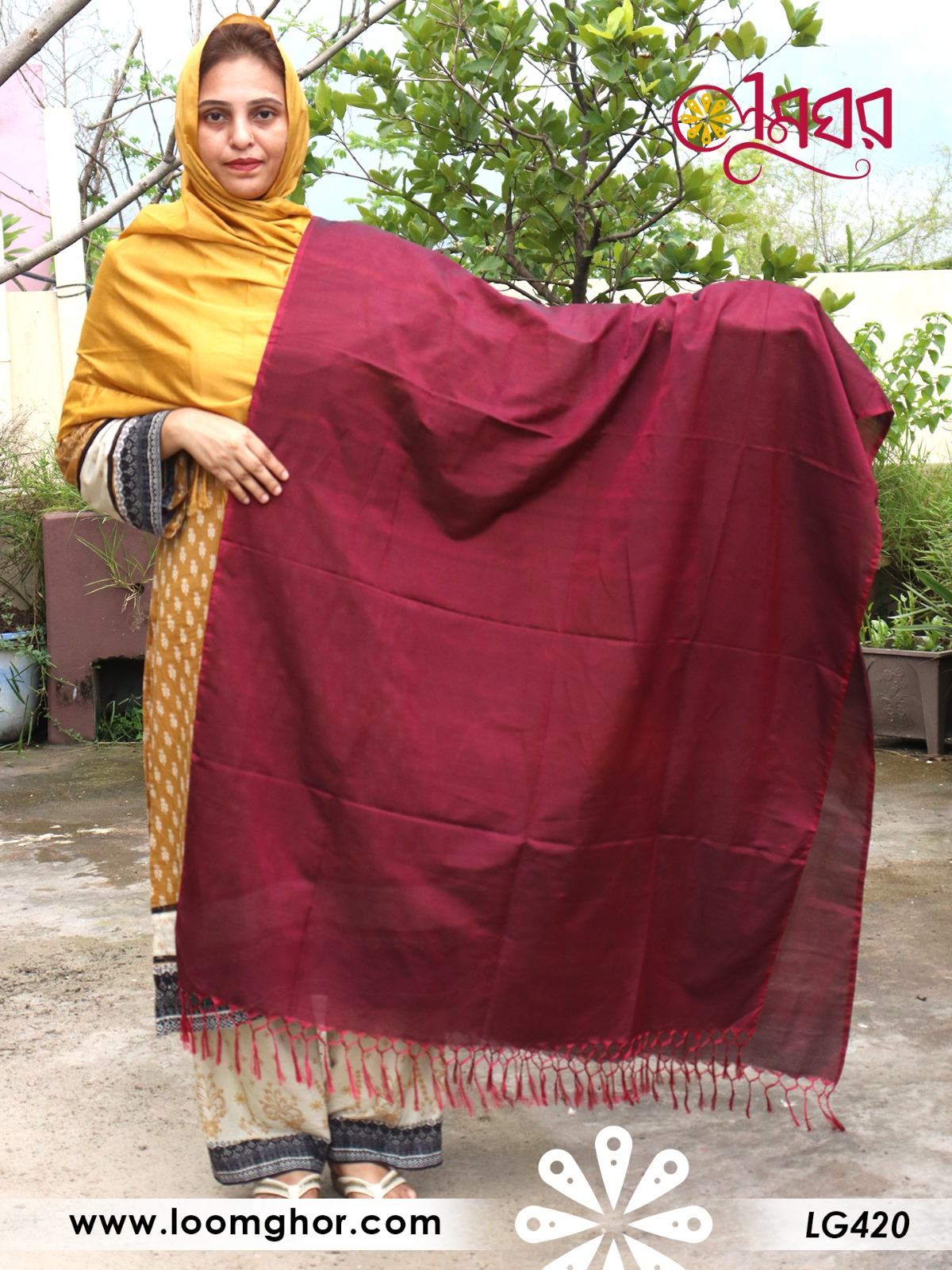 Joysree Silk Orna | জয়শ্রী সিল্ক ওড়না (LGS420)