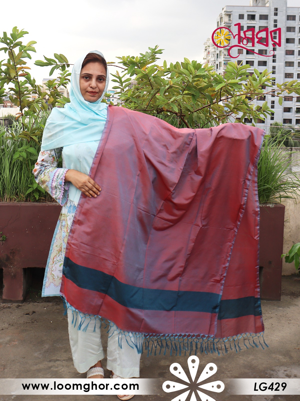 Joysree Silk Orna | জয়শ্রী সিল্ক ওড়না (LGS429)
