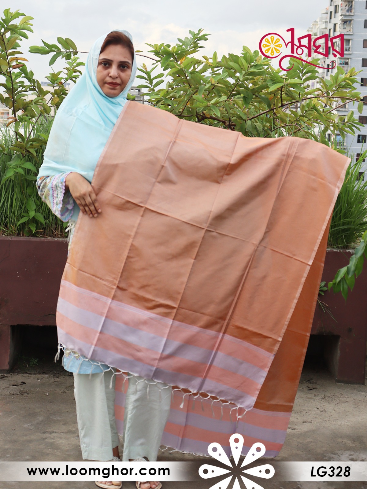 Moslin Silk Orna | মসলিন সিল্ক ওড়না (LGS328)