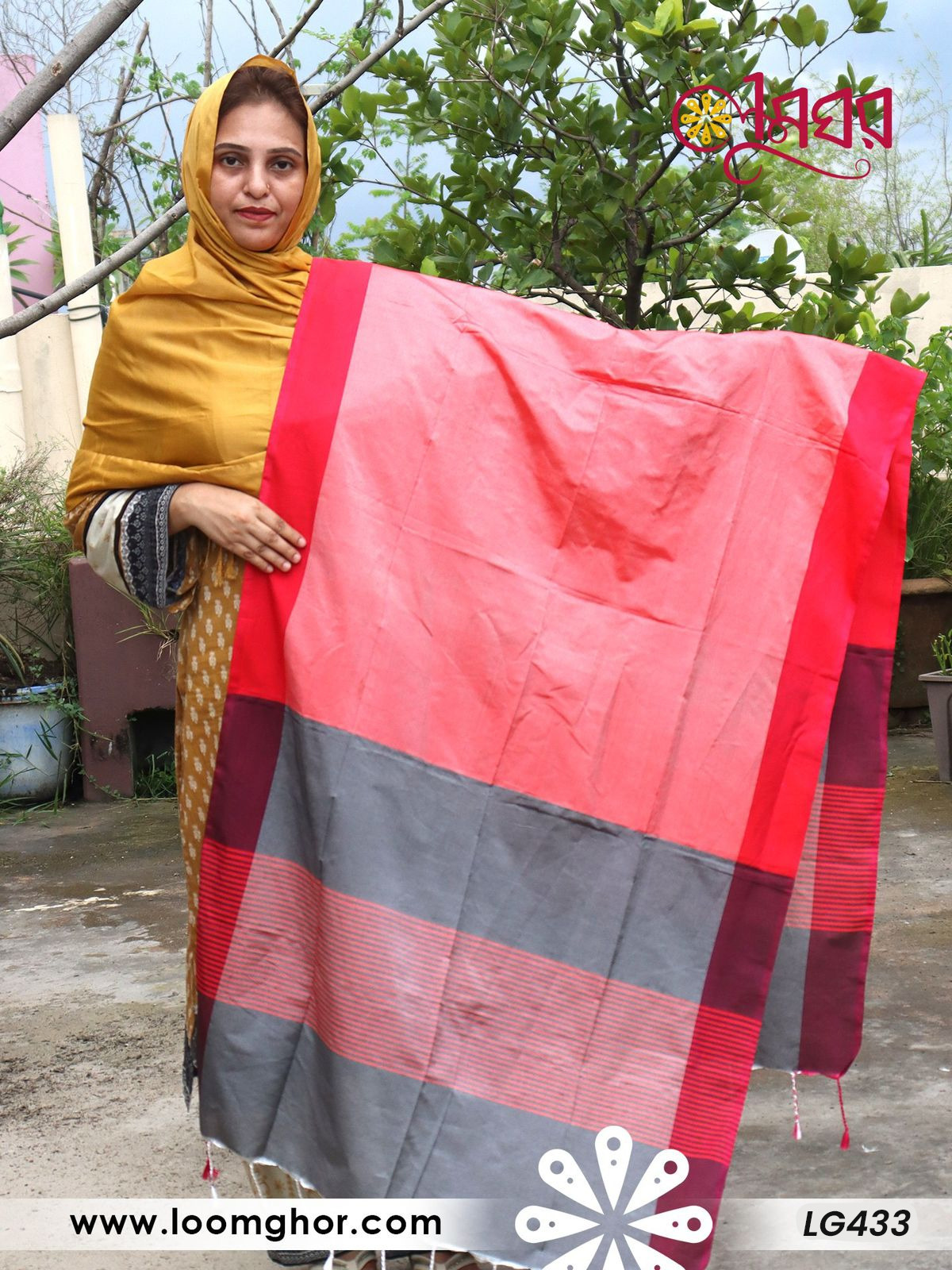 Joysree Silk Orna | জয়শ্রী সিল্ক ওড়না (LGS433)