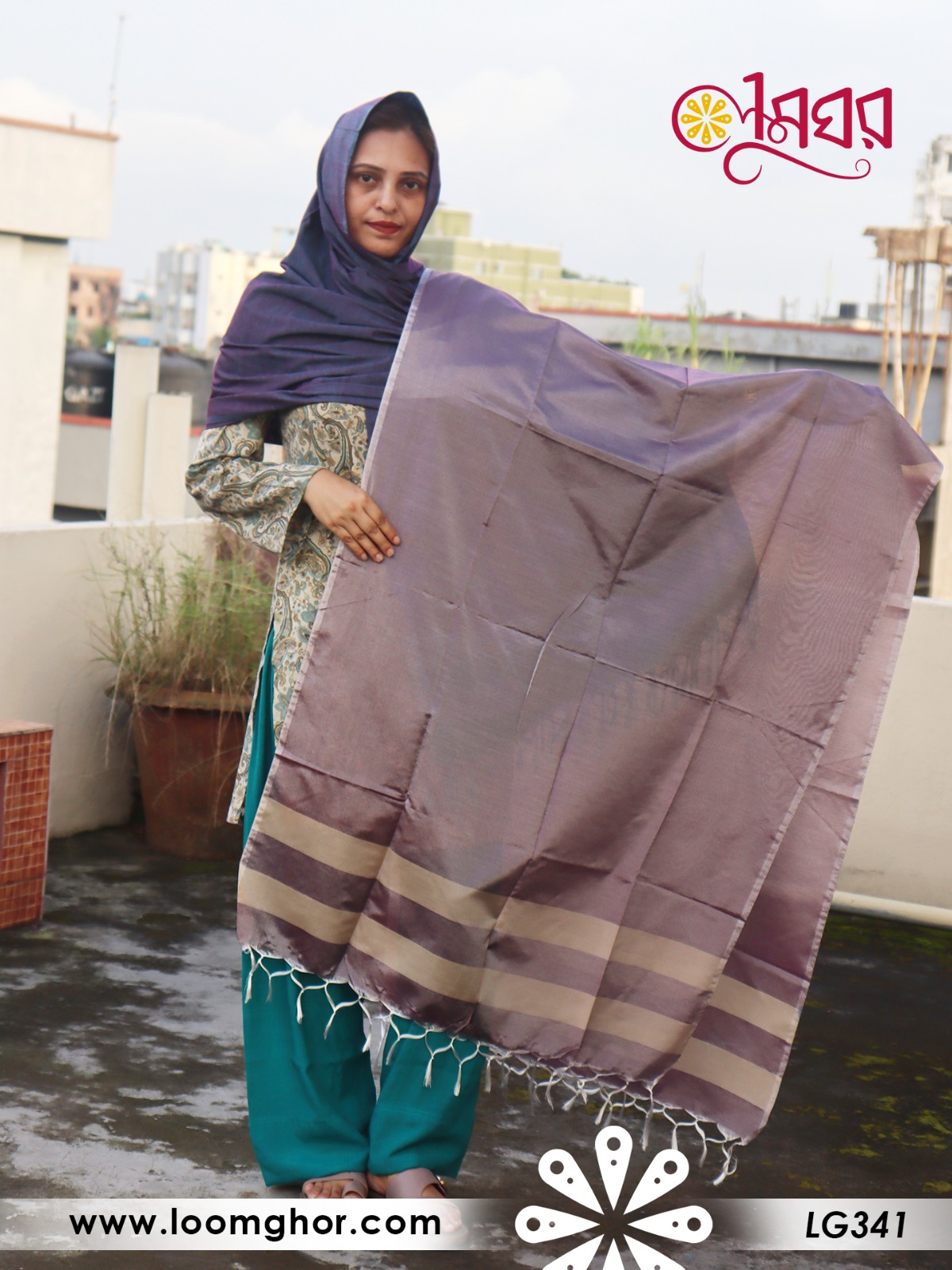 Joysree Silk Orna | জয়শ্রী সিল্ক ওড়না (LGS341)