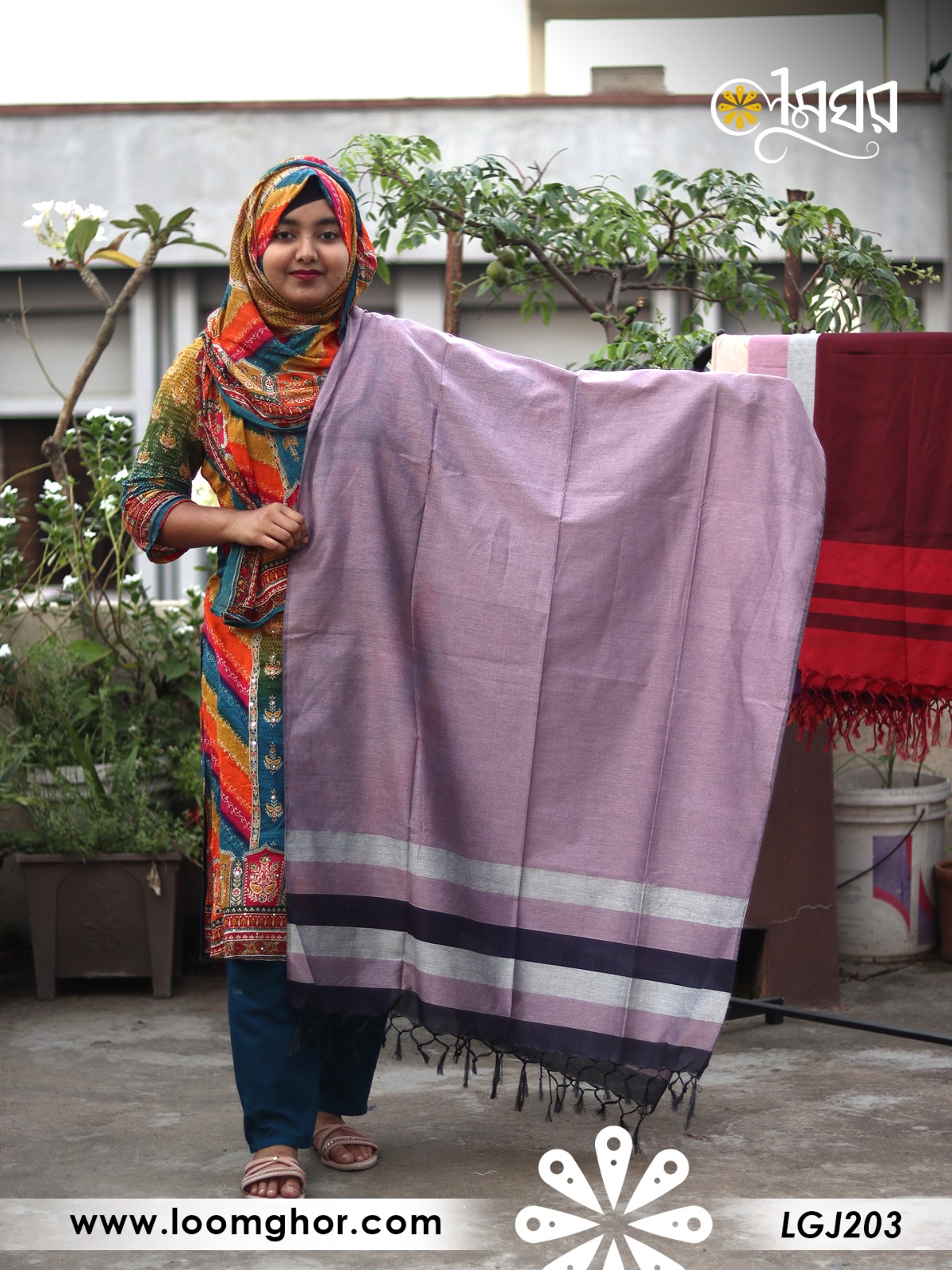 Joysree Silk Orna | জয়শ্রী সিল্ক ওড়না (LGJ203)