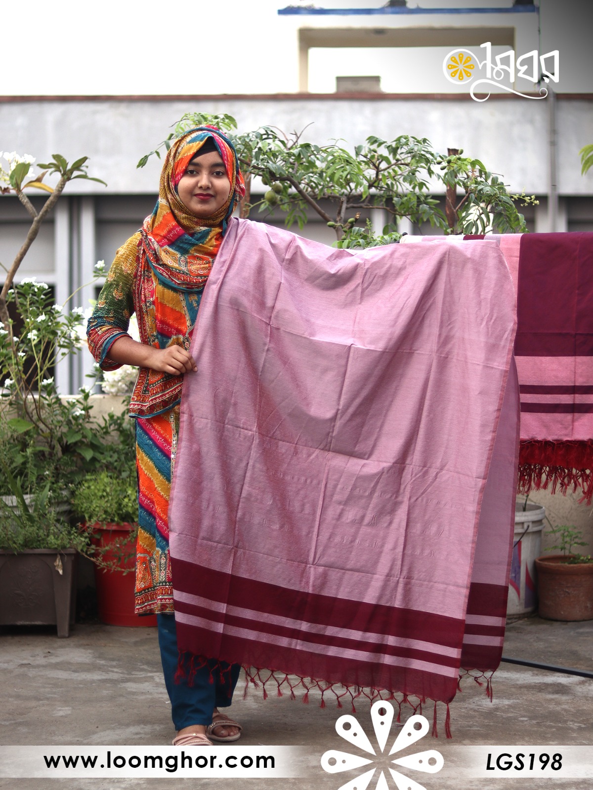 Joysree Silk Orna | জয়শ্রী সিল্ক ওড়না (LGS198)