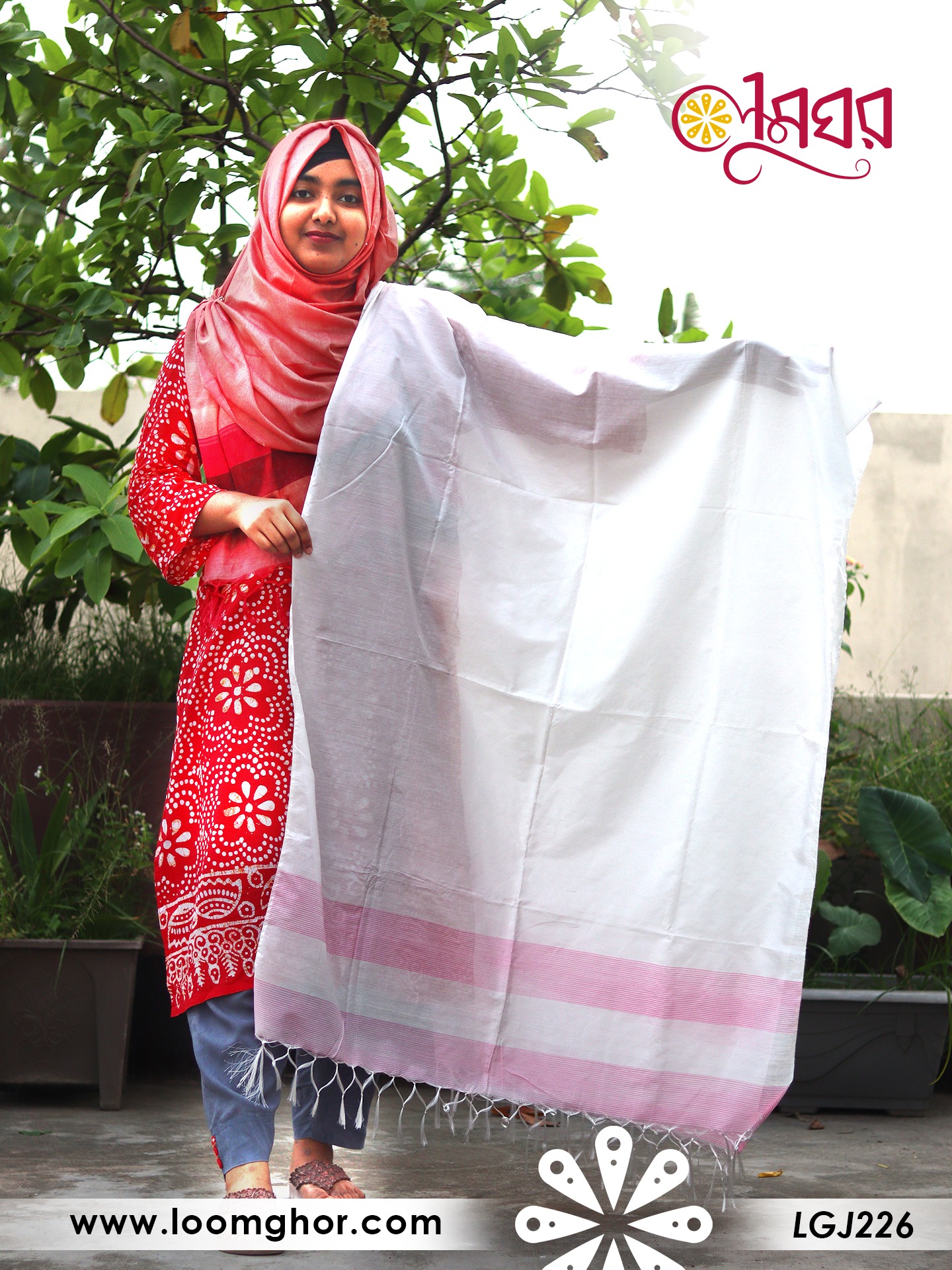 Joysree Silk Orna | জয়শ্রী সিল্ক ওড়না (LGJ226)