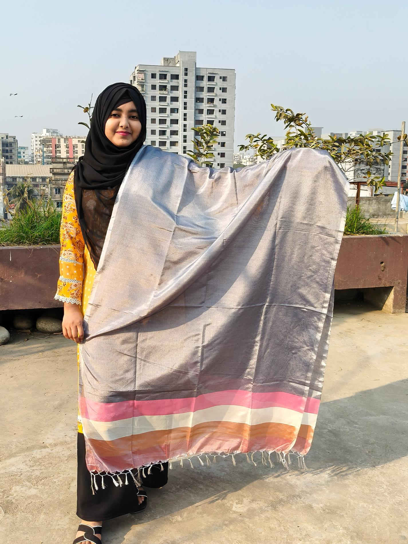 Joysree Silk Orna | জয়শ্রী সিল্ক ওড়না (LGJ029)