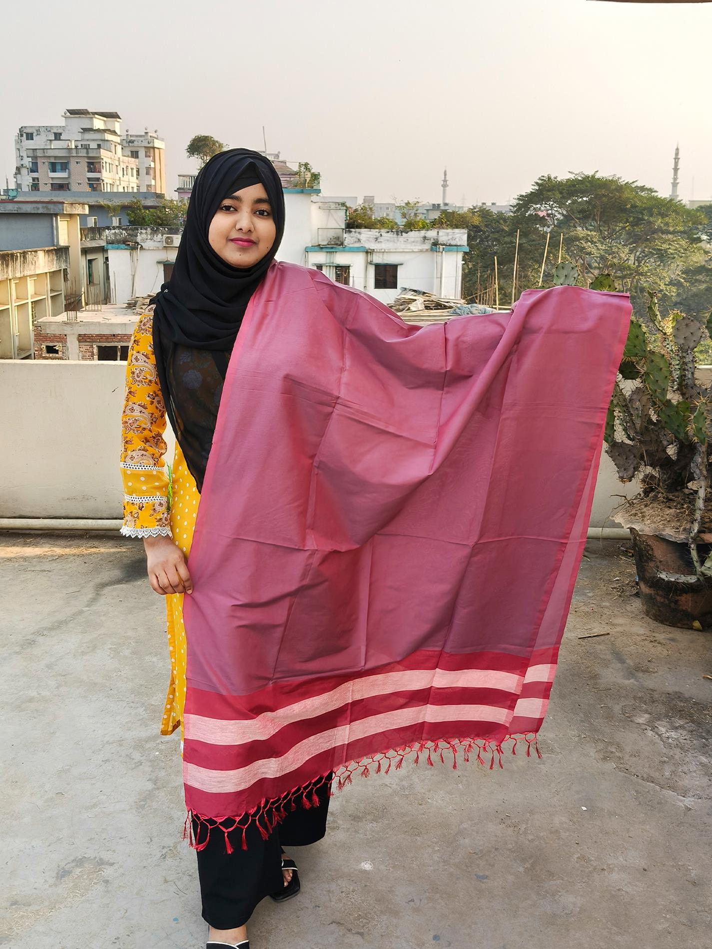 Joysree Silk Orna | জয়শ্রী সিল্ক ওড়না (LGJ036)