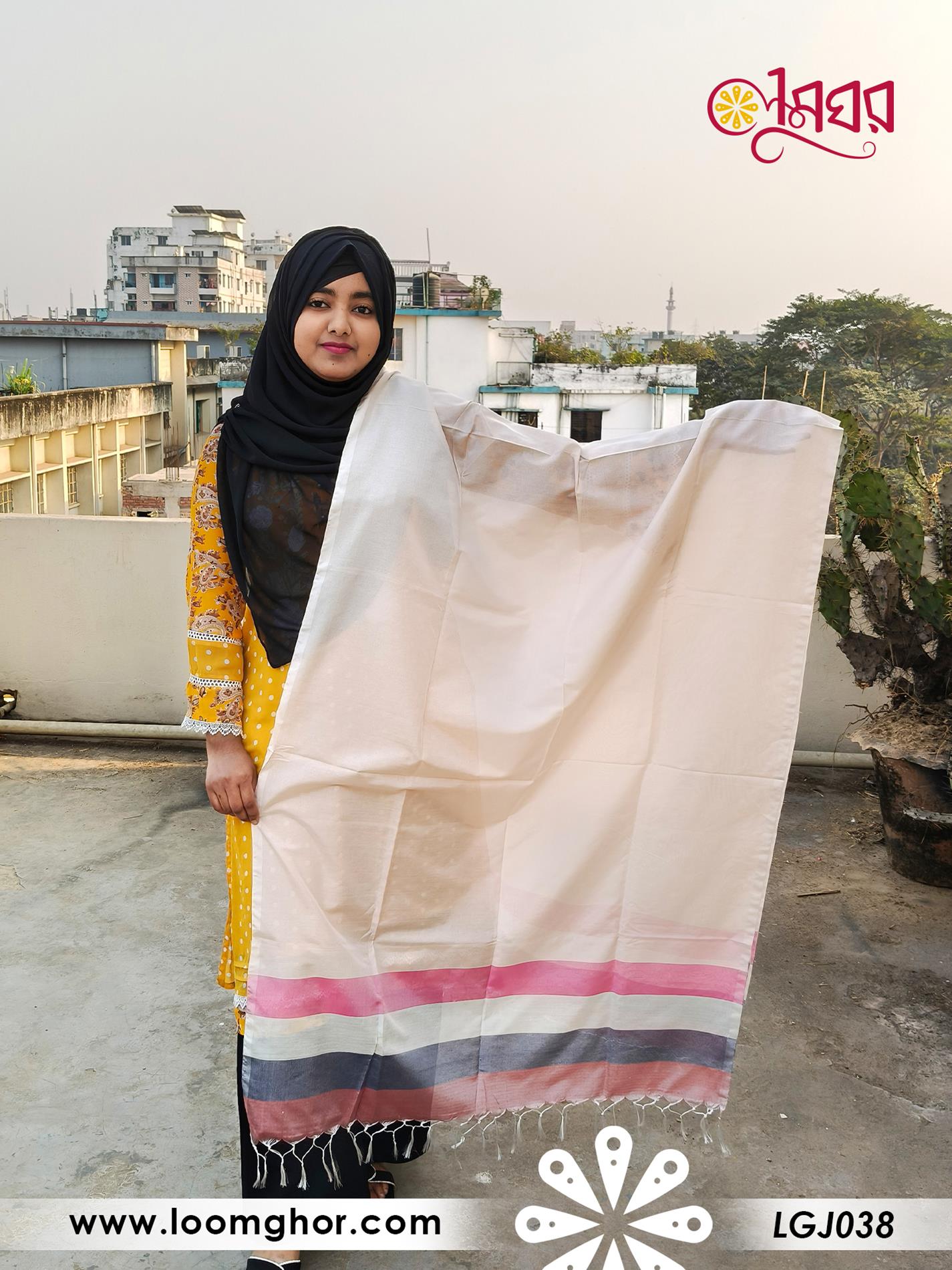 Joysree Silk Orna | জয়শ্রী সিল্ক ওড়না (LGJ038)