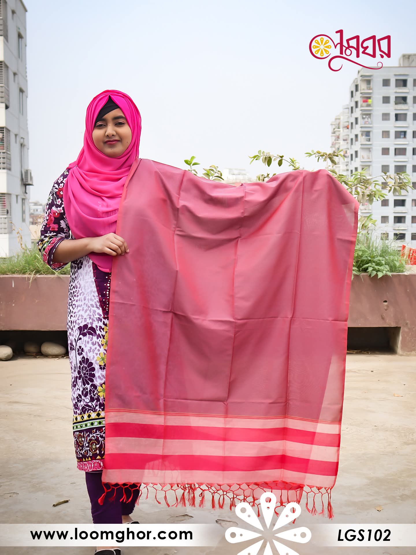 Joysree Silk Orna | জয়শ্রী সিল্ক ওড়না (LGS102)