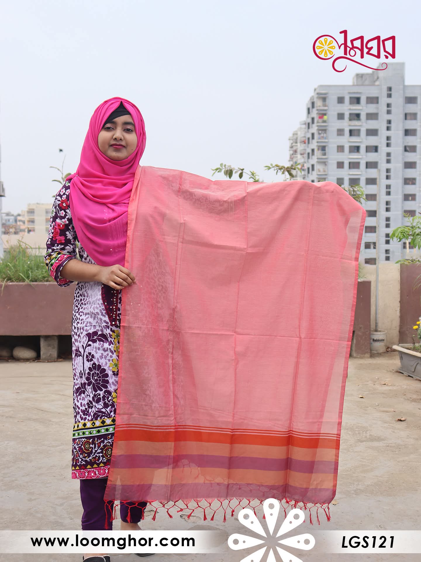 Joysree Silk Orna | জয়শ্রী সিল্ক ওড়না (LGS121)