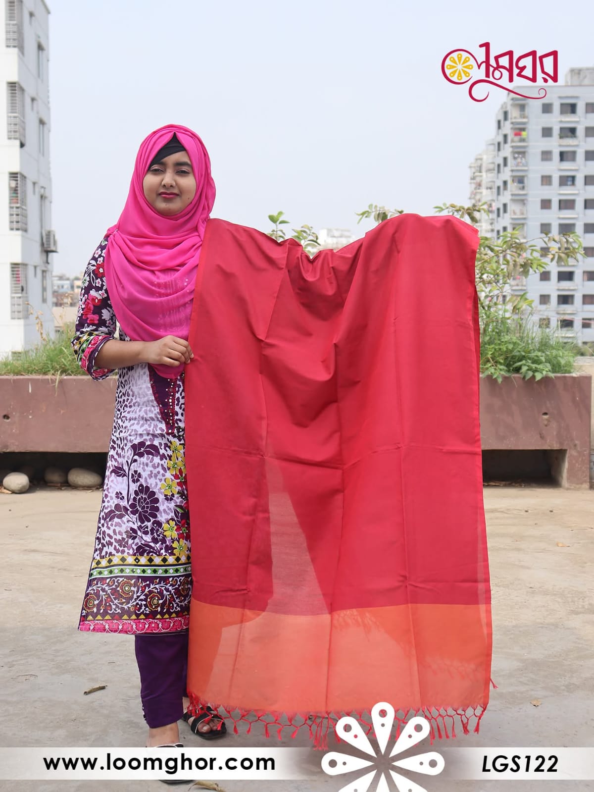 Joysree Silk Orna | জয়শ্রী সিল্ক ওড়না (LGS122)