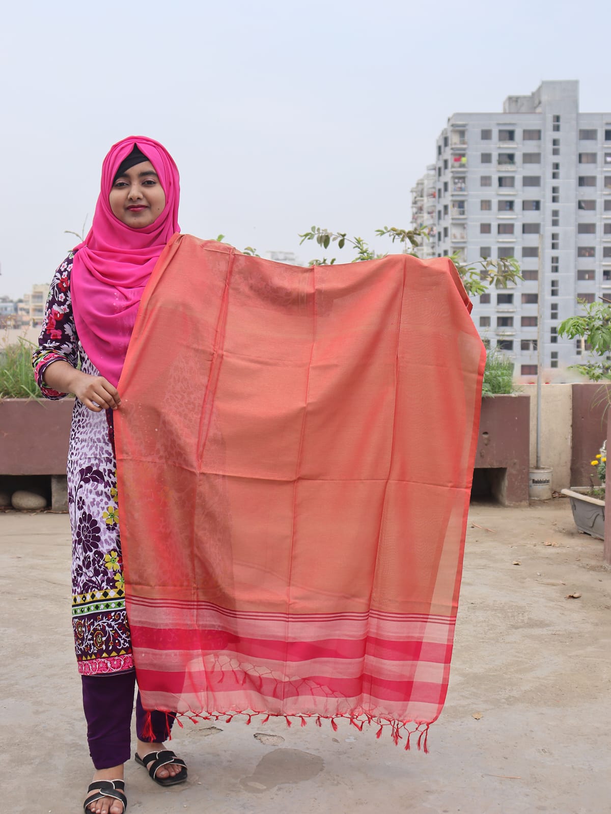 Joysree Silk Orna | জয়শ্রী সিল্ক ওড়না (LGS125)