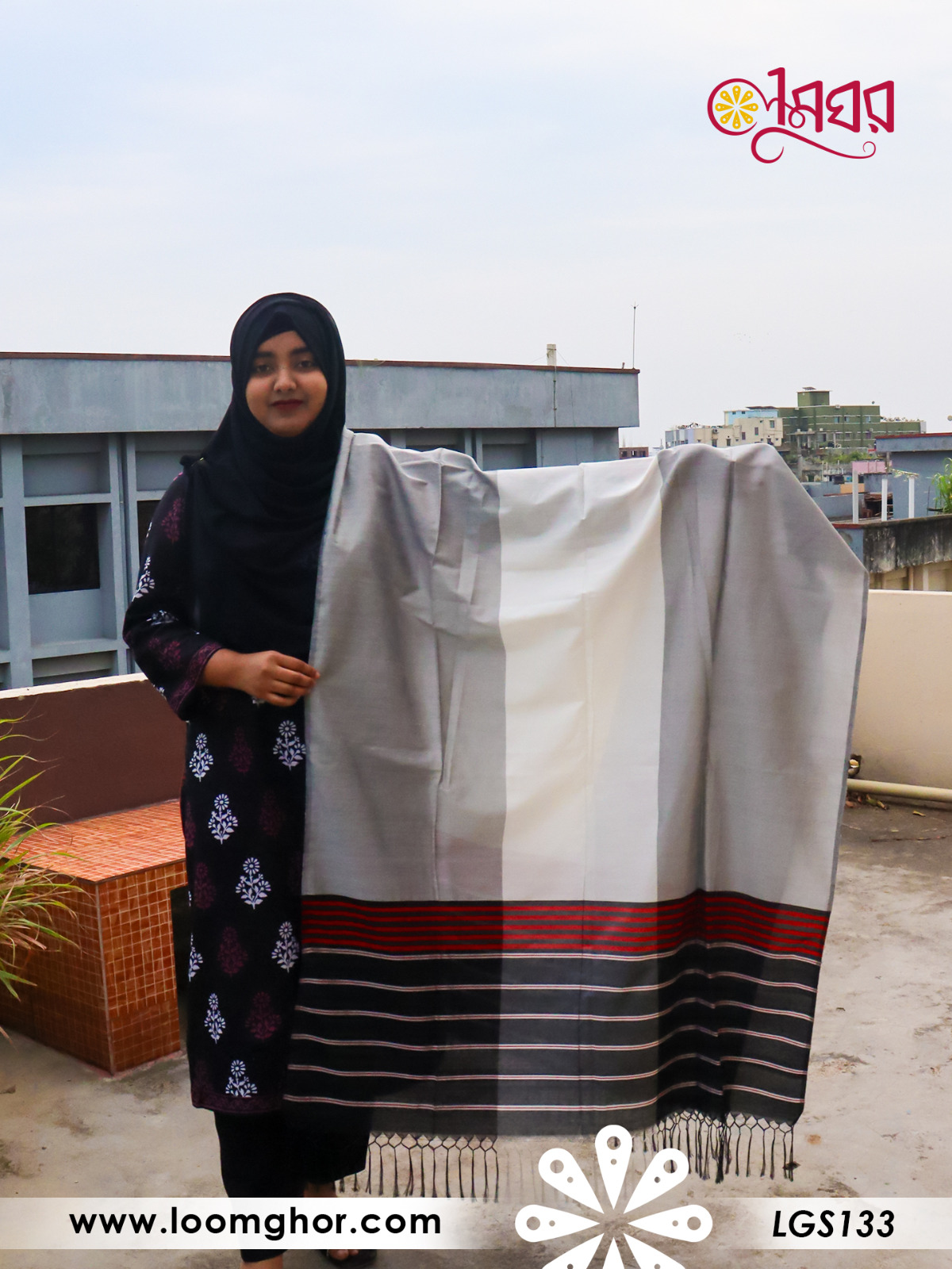 Joysree Silk Orna | জয়শ্রী সিল্ক ওড়না (LGS133)