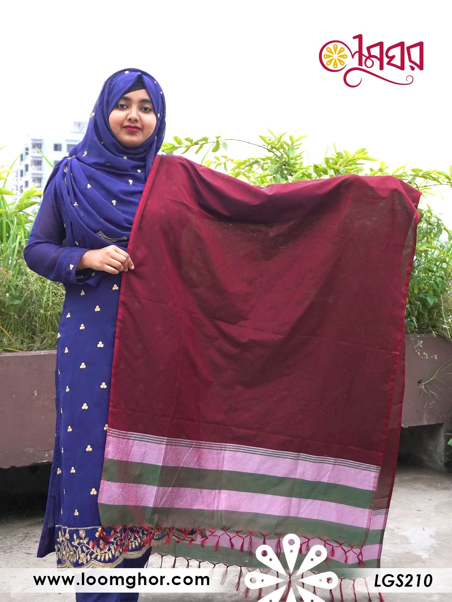 Joysree Silk Orna | জয়শ্রী সিল্ক ওড়না (LGS210)