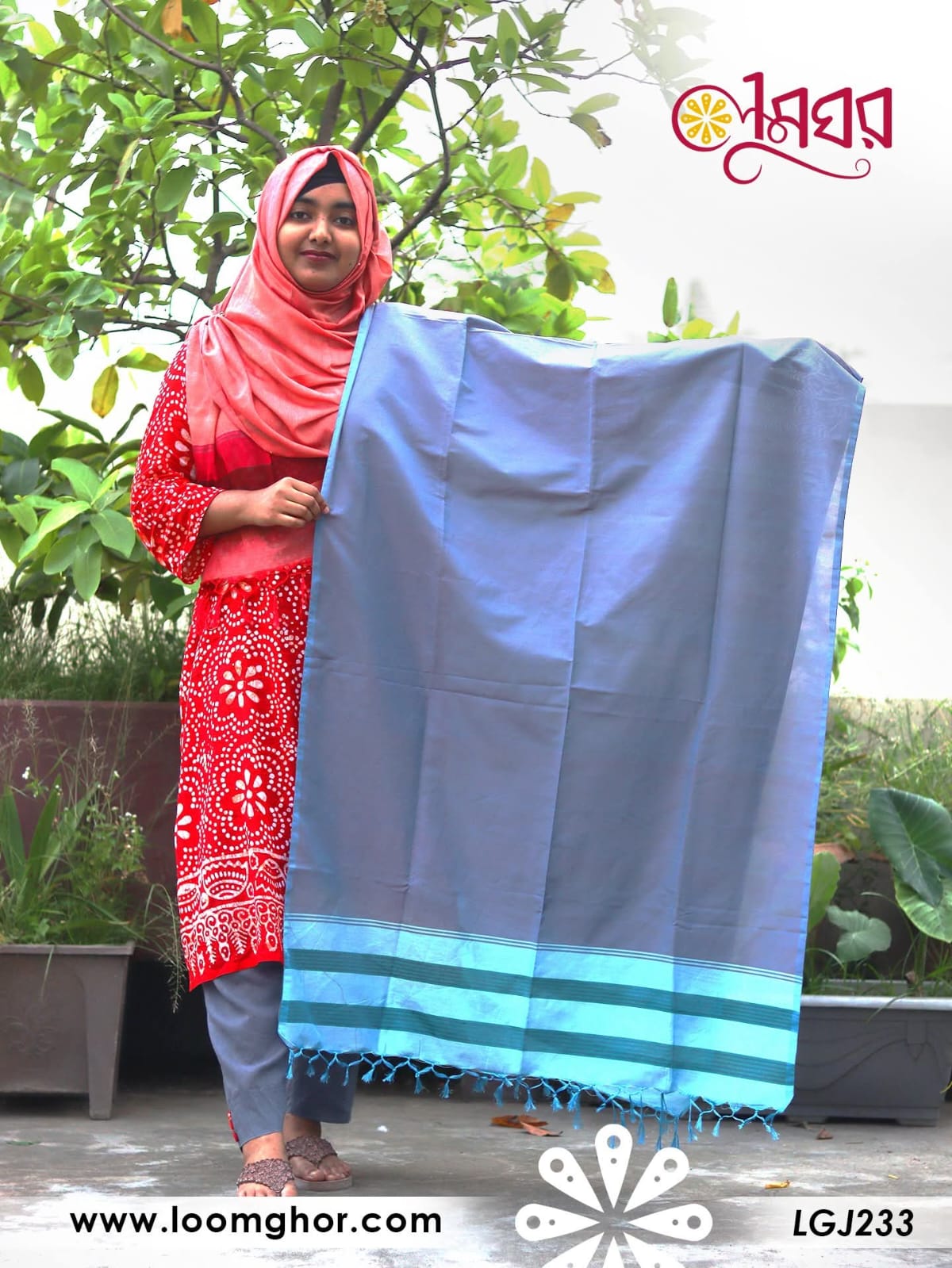 Joysree Silk Orna | জয়শ্রী সিল্ক ওড়না (LGJ233)