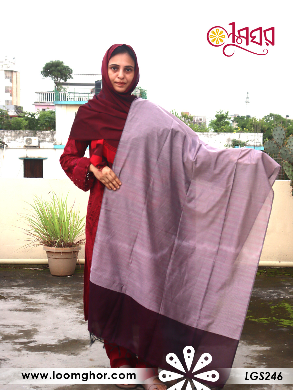 Joysree Silk Orna | জয়শ্রী সিল্ক ওড়না (LGS246)